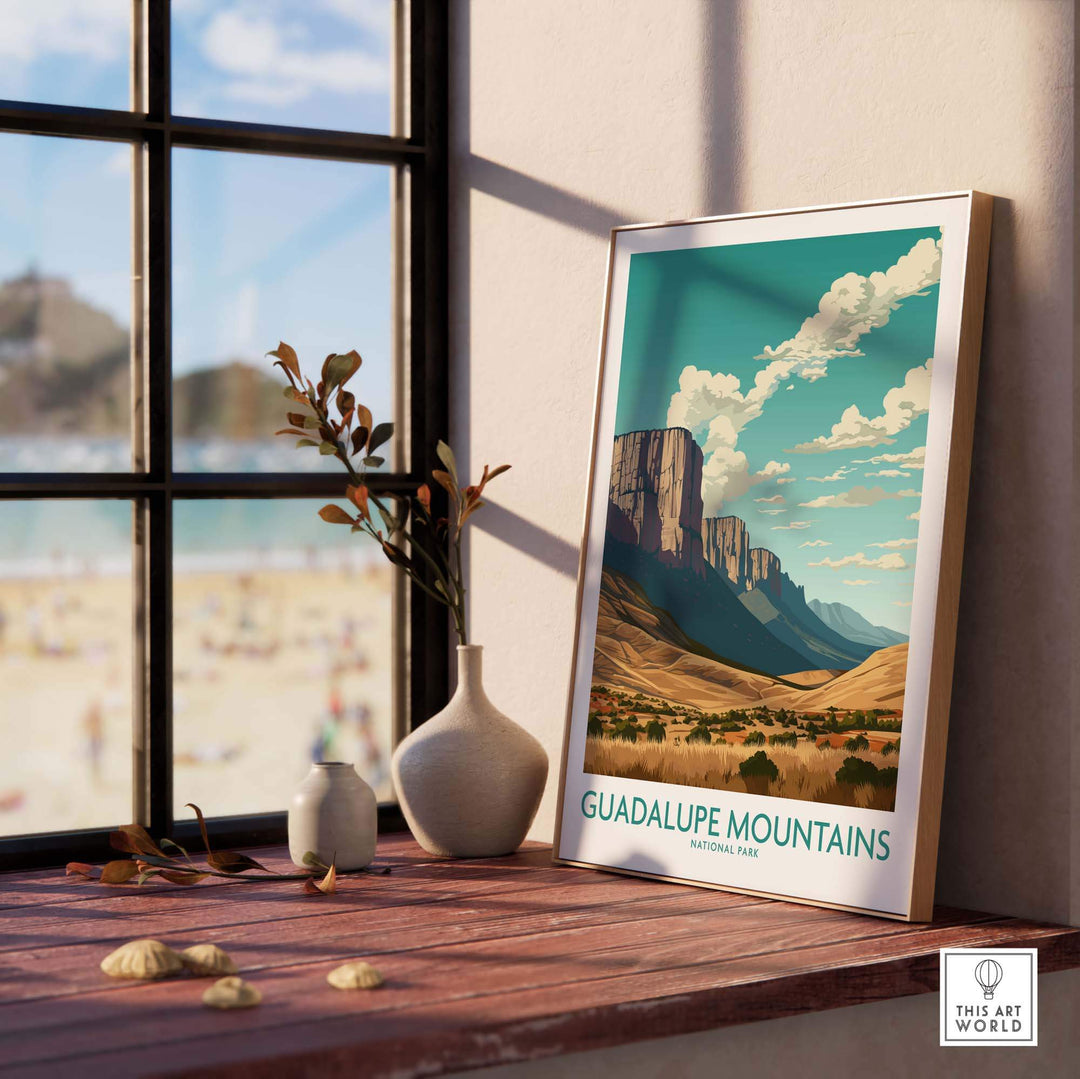 Guadalupe Mountains Print National Park