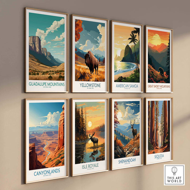 Guadalupe Mountains Print National Park