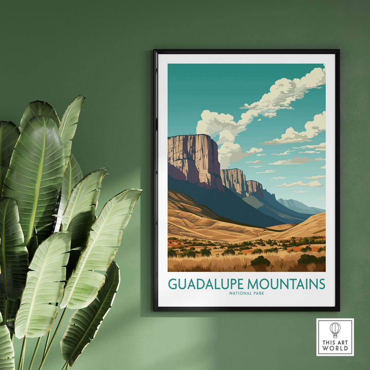 Guadalupe Mountains Print National Park