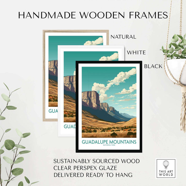 Guadalupe Mountains Print National Park