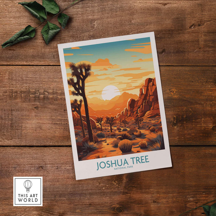 Joshua Tree Wall Art Poster