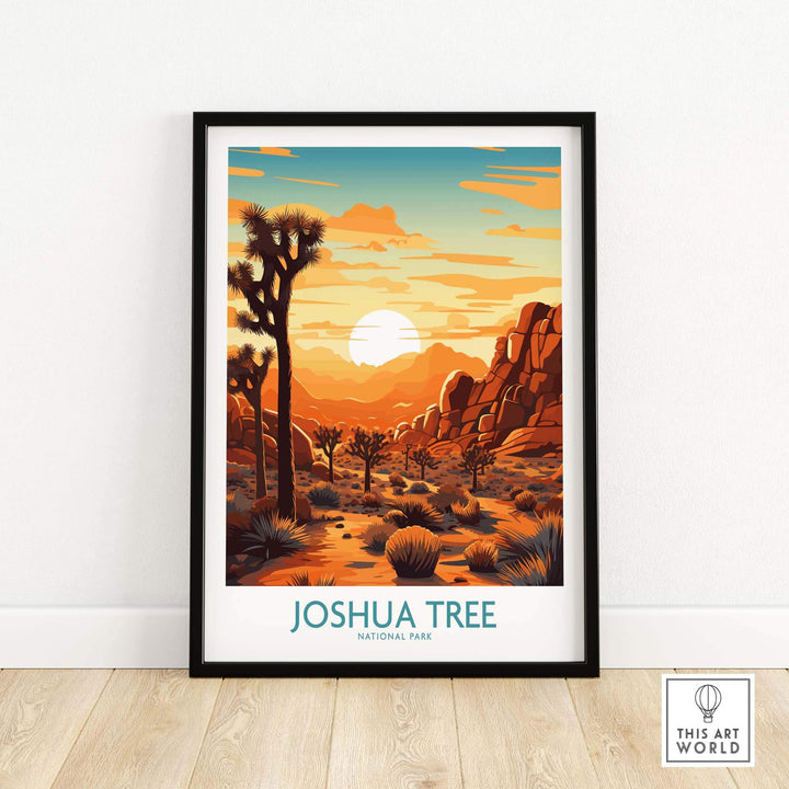 Joshua Tree Wall Art Poster