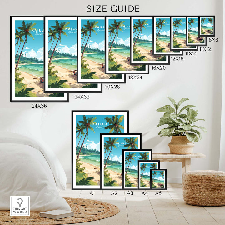 Kailua Poster Hawaii