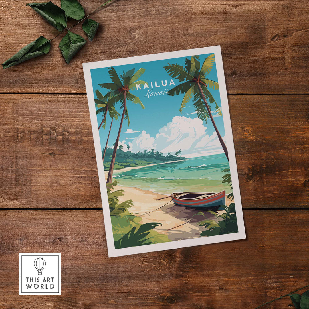 Kailua Poster Hawaii