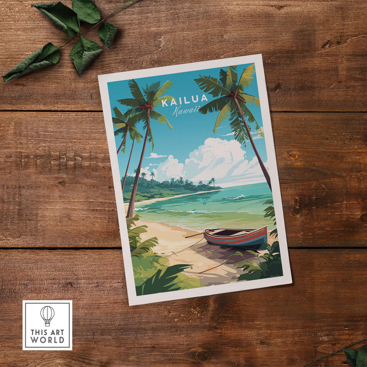 Kailua Poster Hawaii