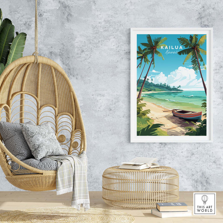 Kailua Poster Hawaii
