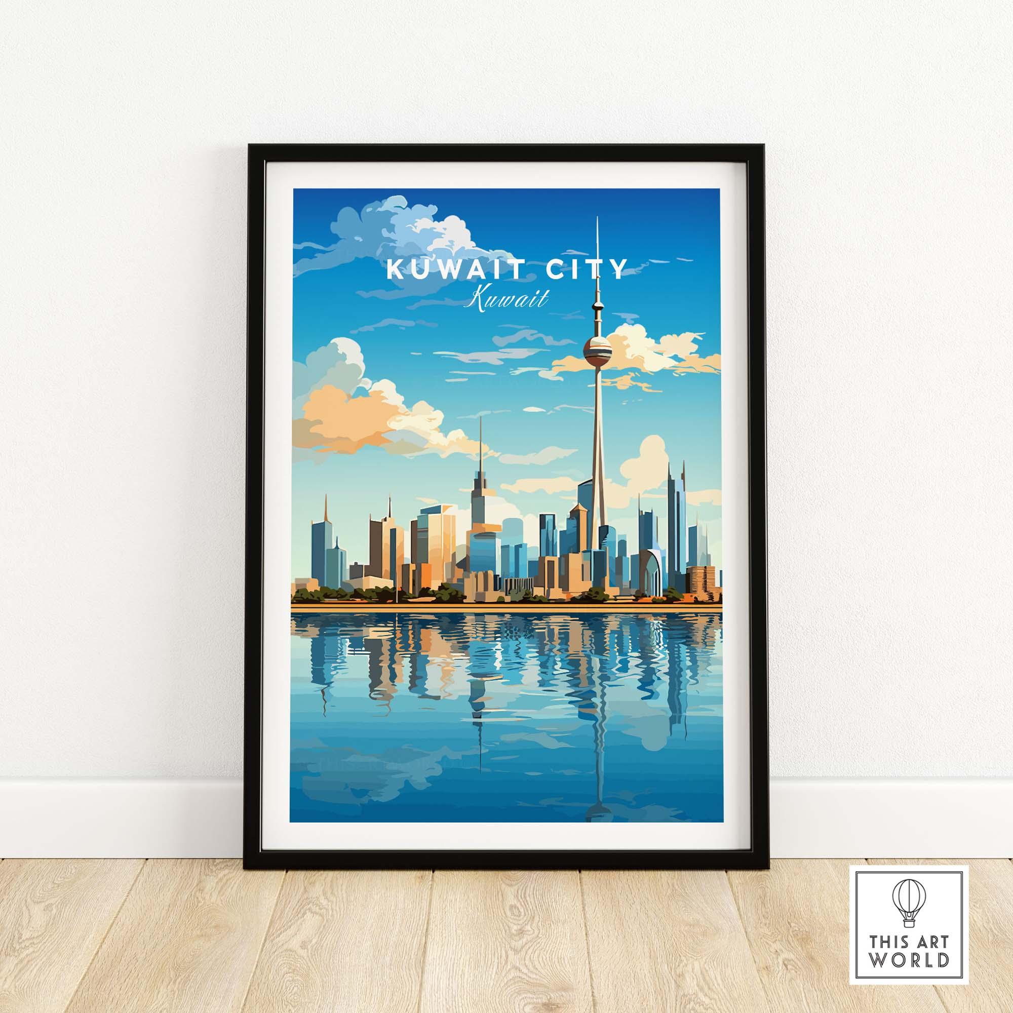 Kuwait City Poster - Stunning Wall Art – This Art World