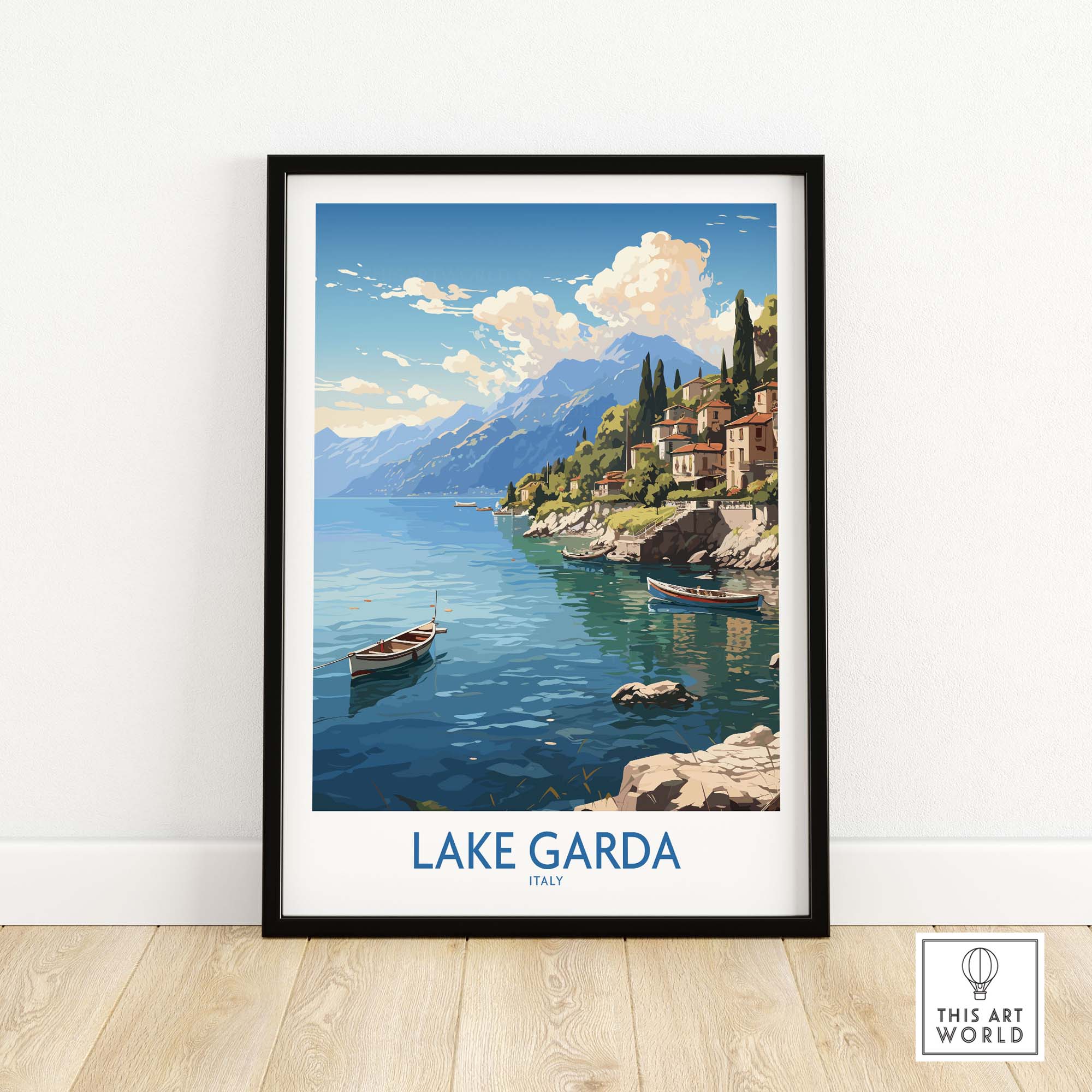 Lake Garda Wall Art exclusive at This Art World