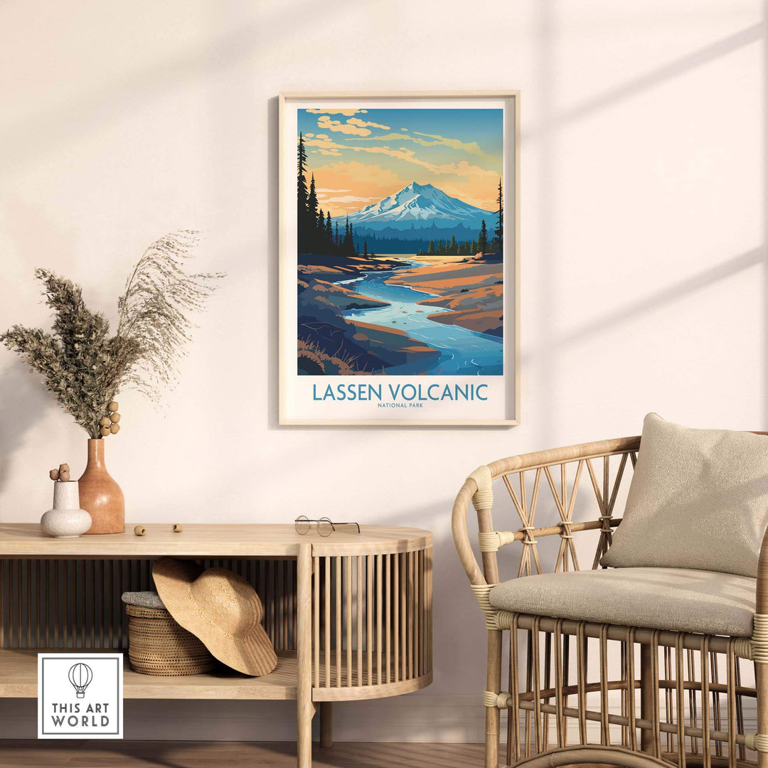 Lassen Volcanic Print