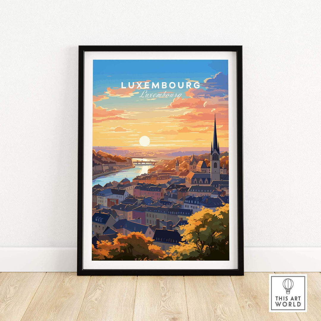 Luxembourg Print