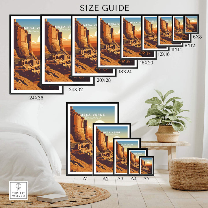 Mesa Verde Poster National Park