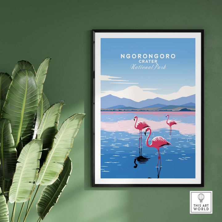 Ngorongoro Poster Tanzania