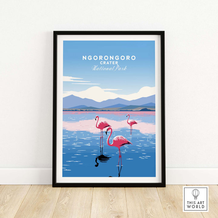 Ngorongoro Poster Tanzania