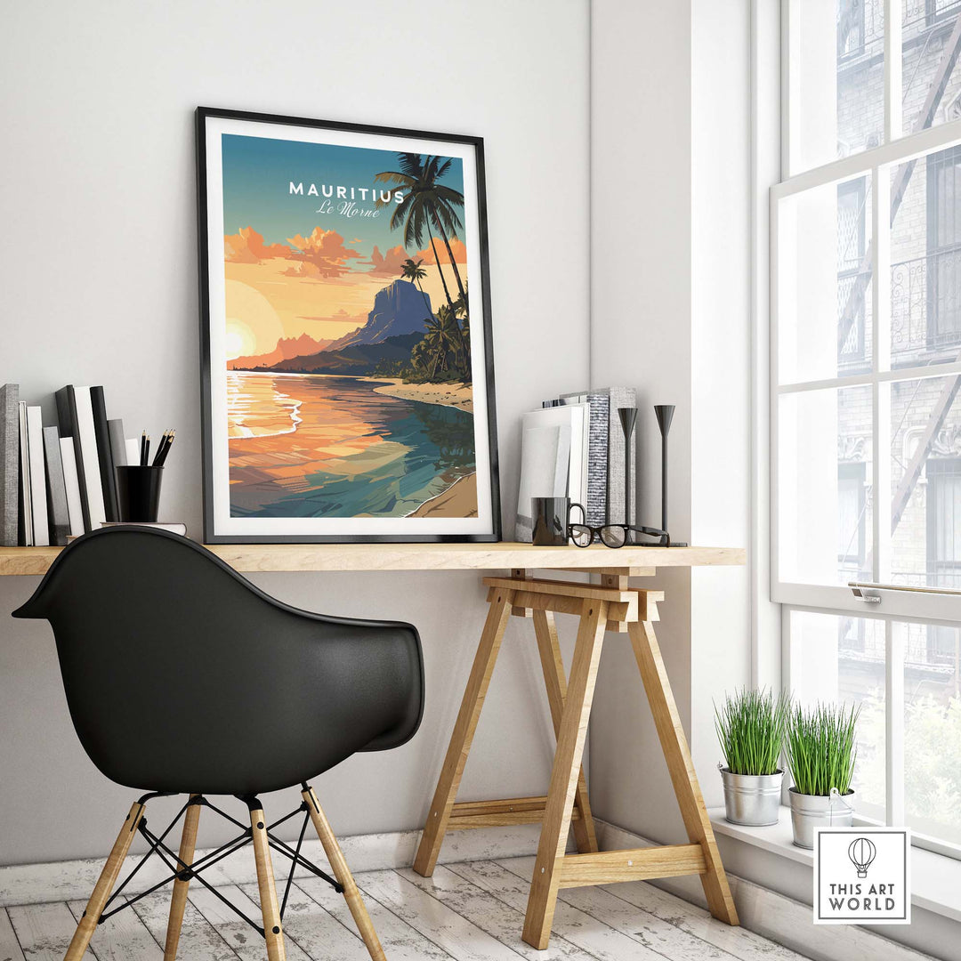 Le Morne Mauritius Poster