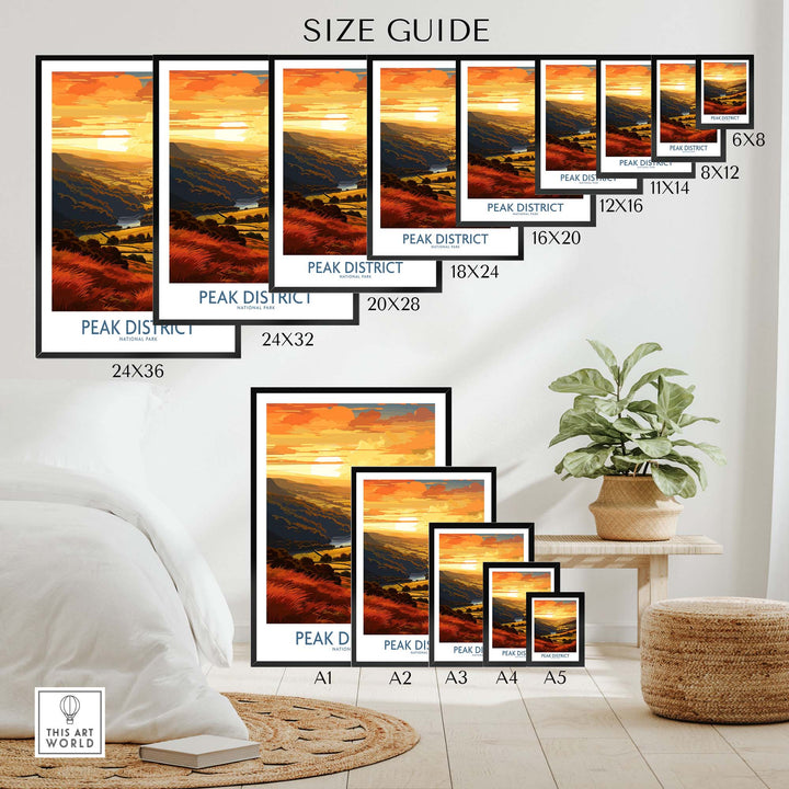 Peak District National Park Poster