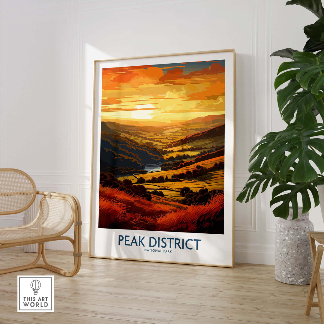 Peak District National Park Poster