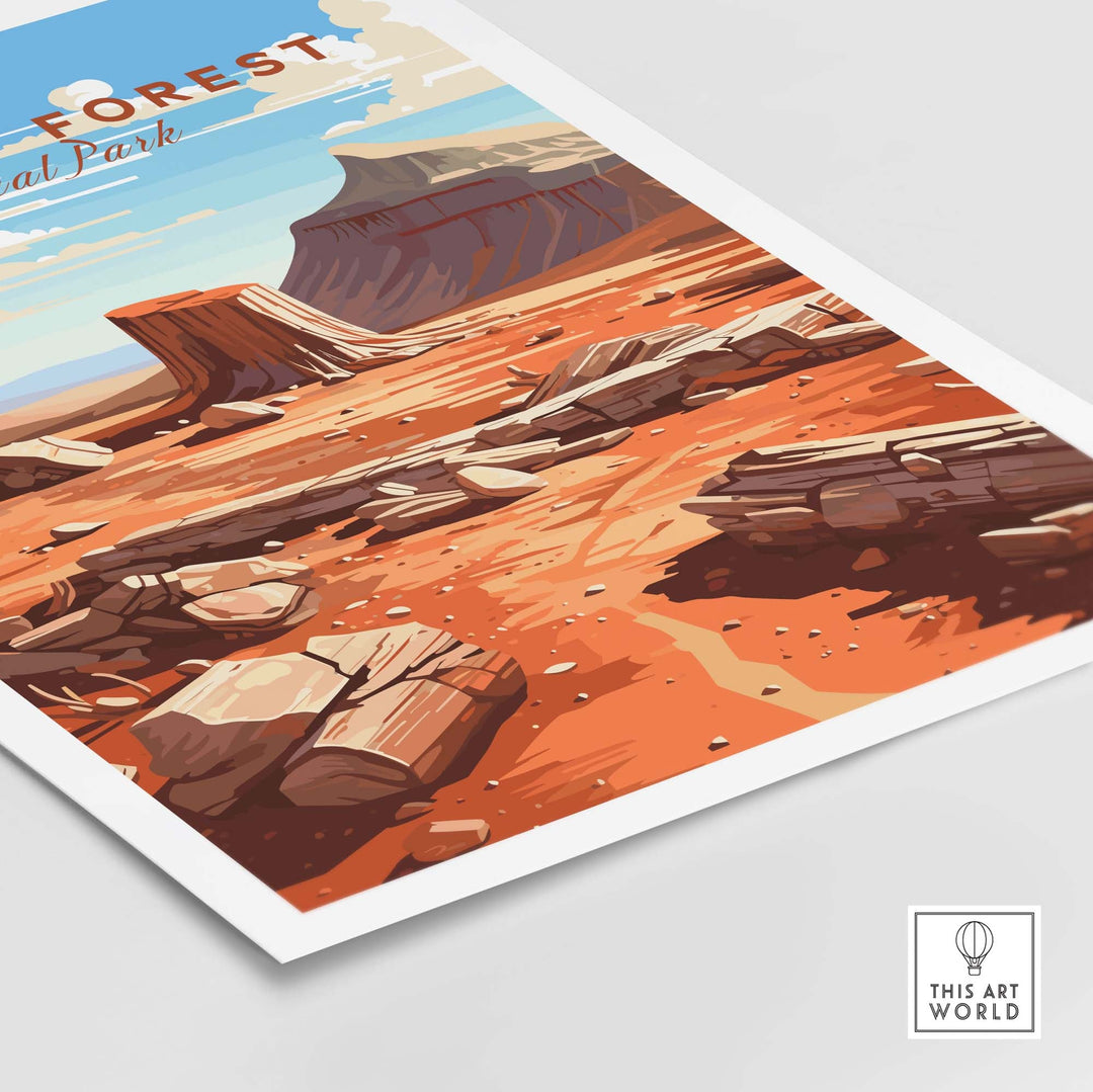 Petrified Forest National Park Poster