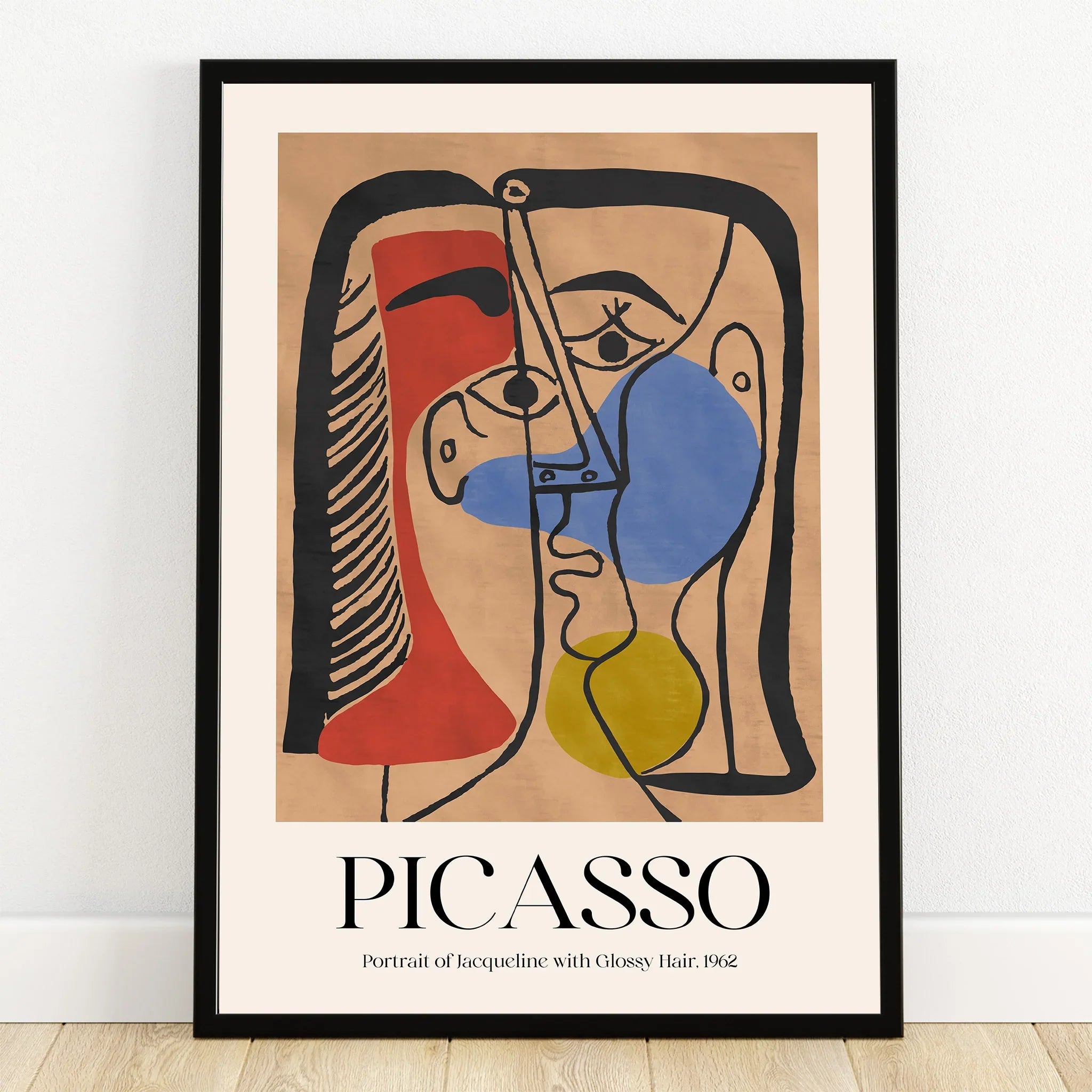 Picasso Portrait Jacqueline Glossy Hair 1962 Art Print – This Art