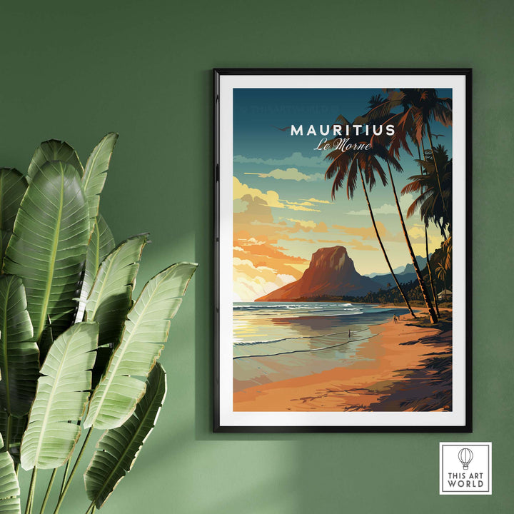Mauritius Le Morne Poster