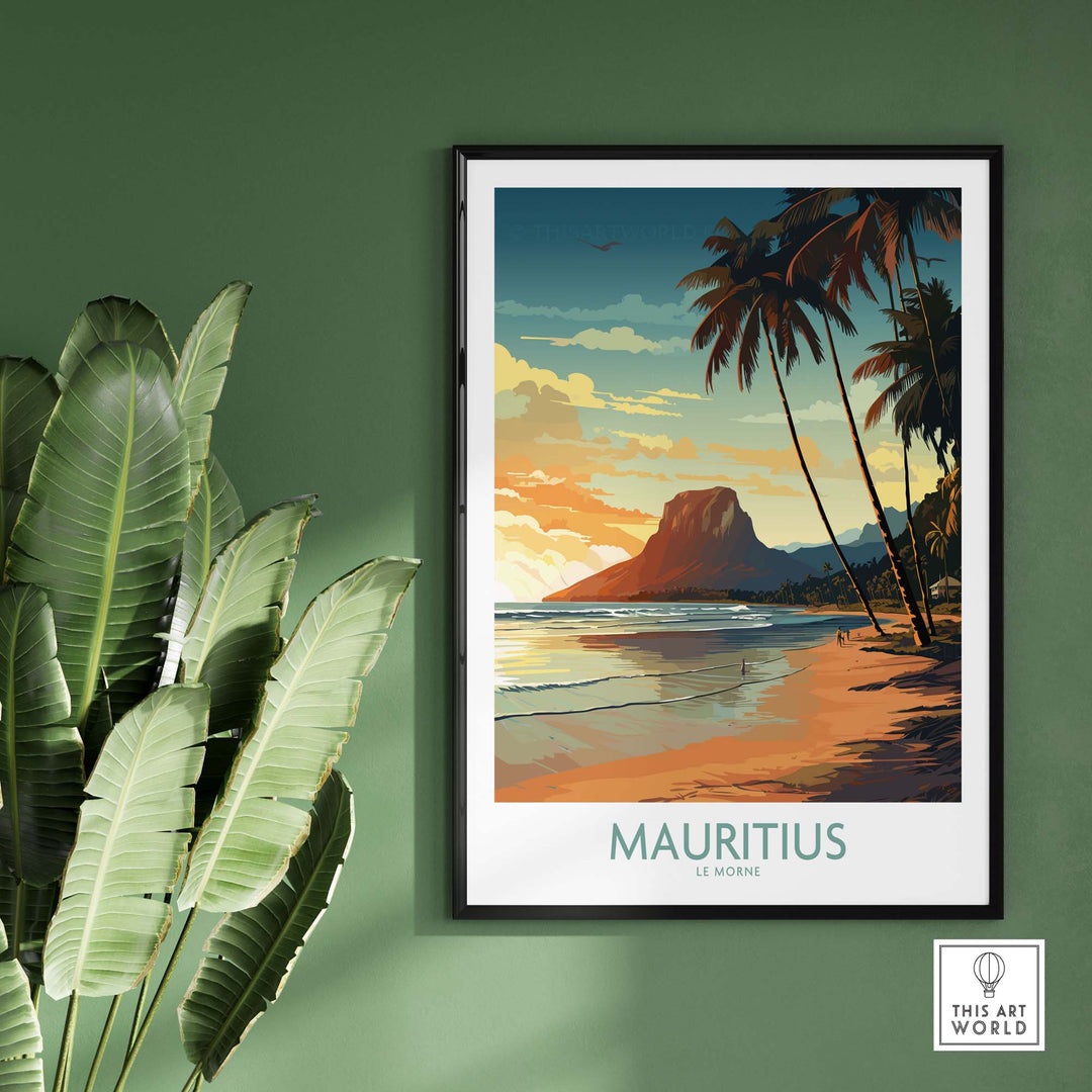 Mauritius Le Morne Print