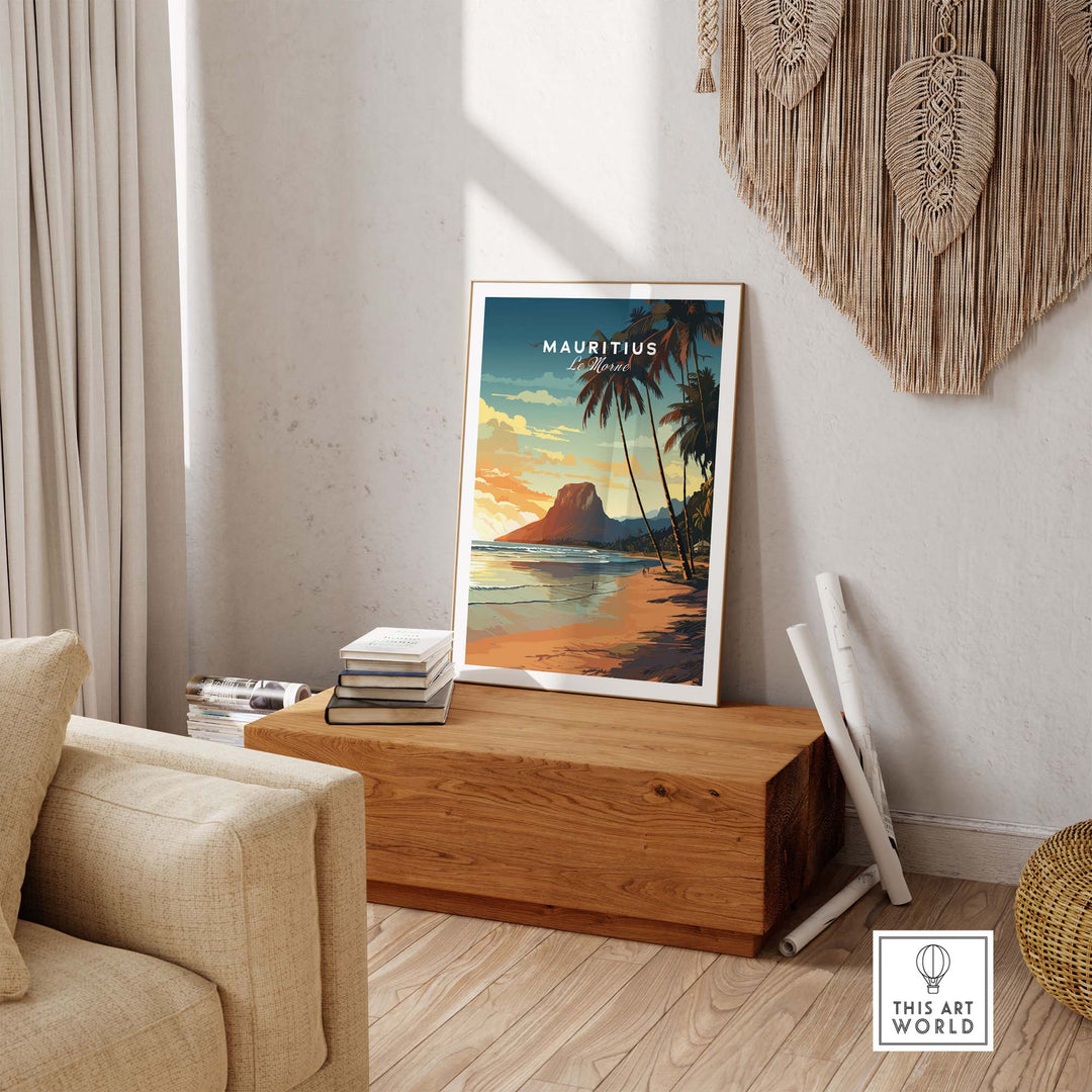 Mauritius Le Morne Poster