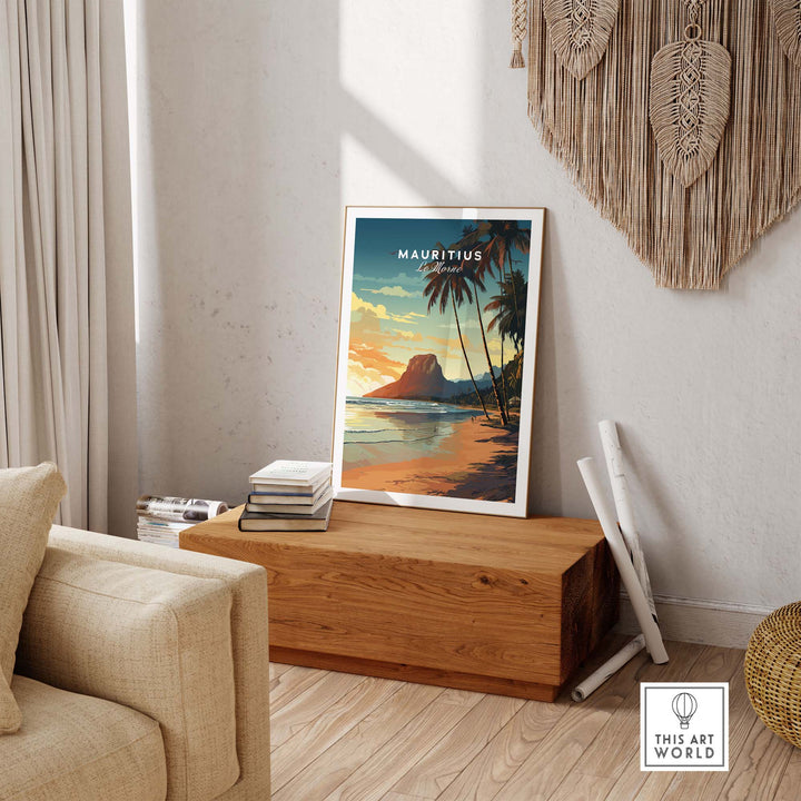 Mauritius Le Morne Poster
