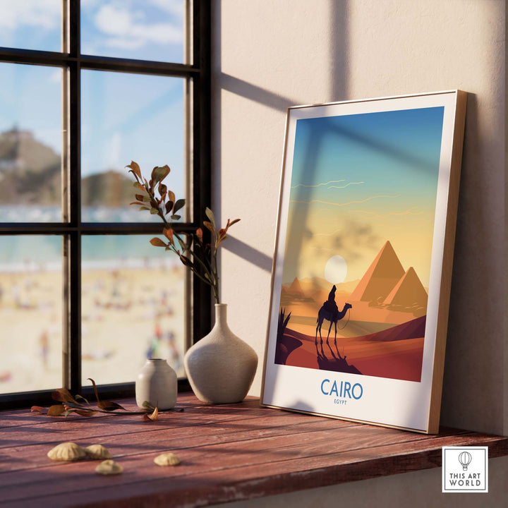 Pyramids Art Print Cairo