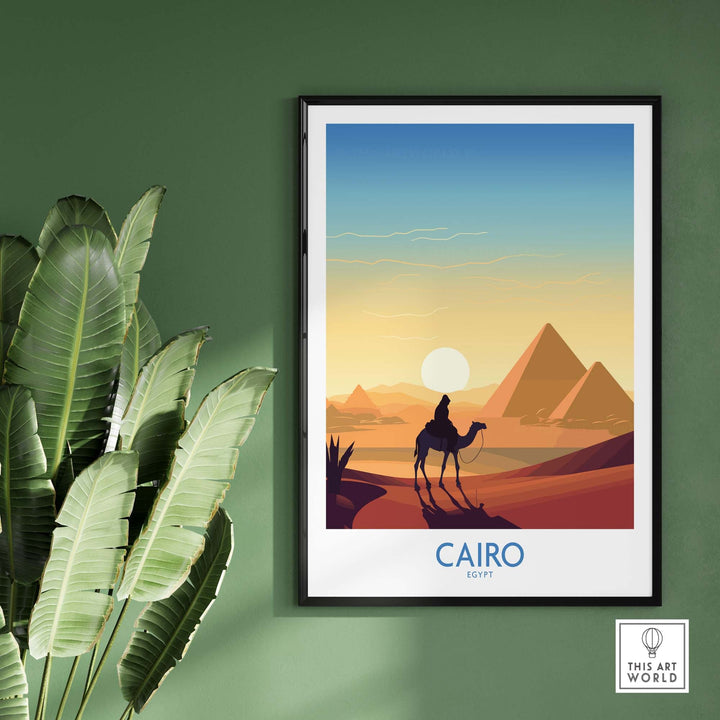 Pyramids Art Print Cairo