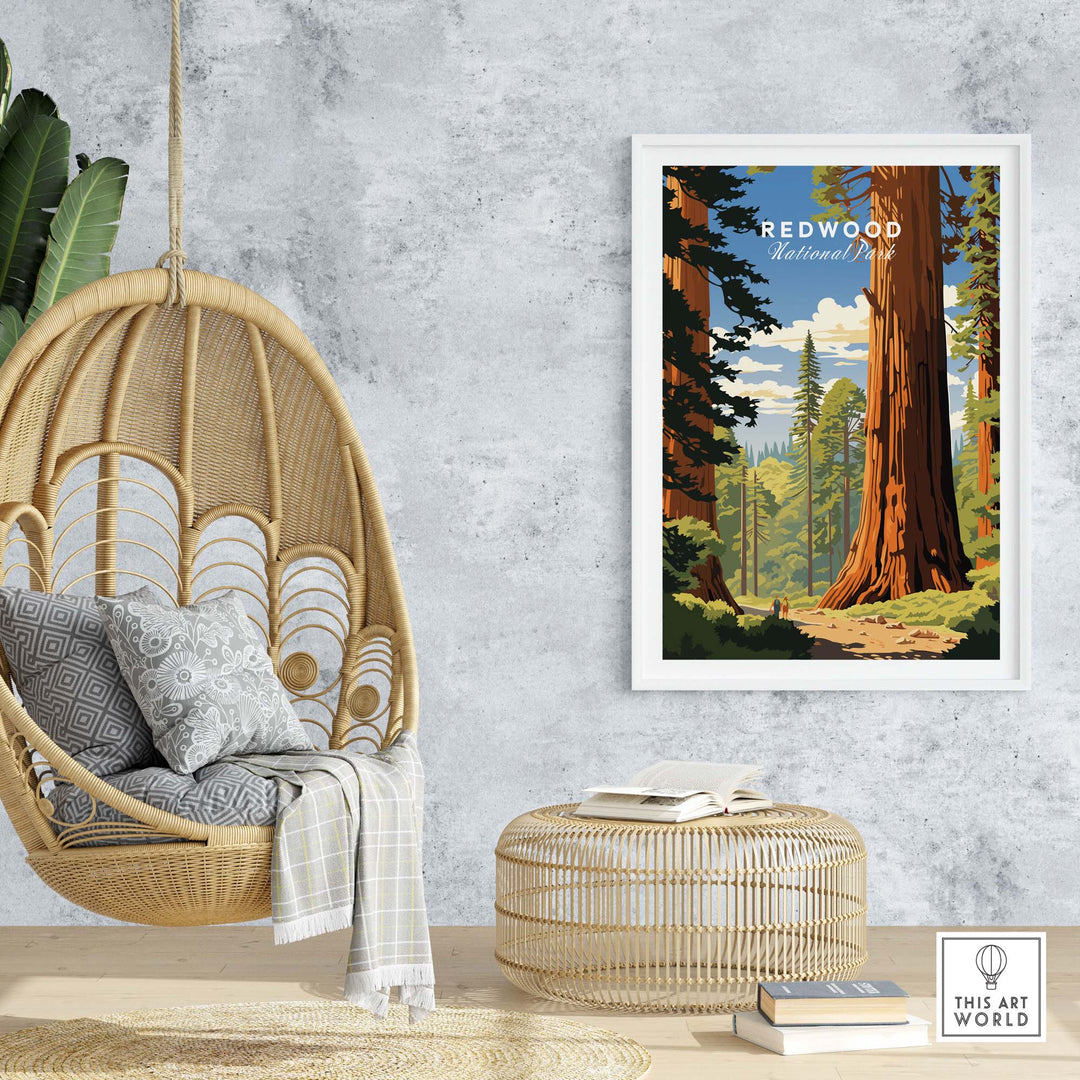 Redwood National Park Poster