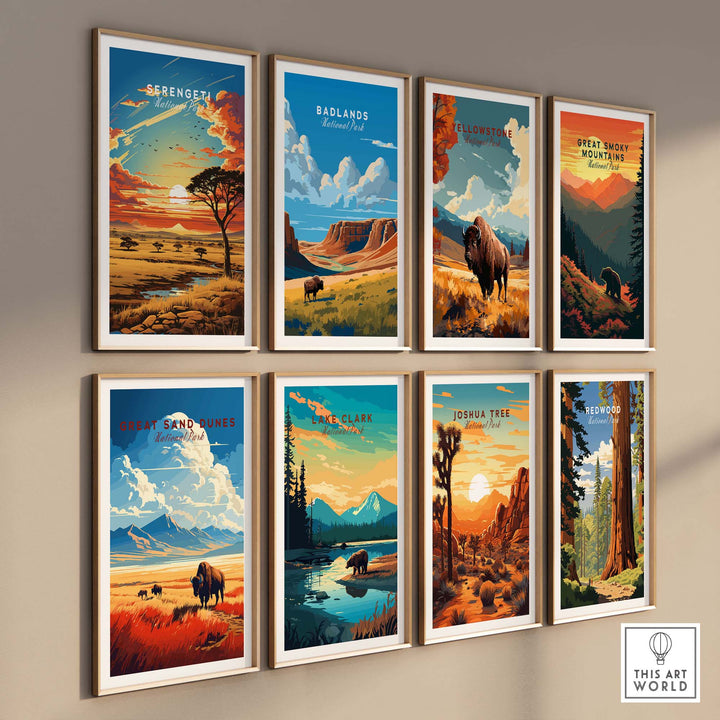 Serengeti Travel Poster