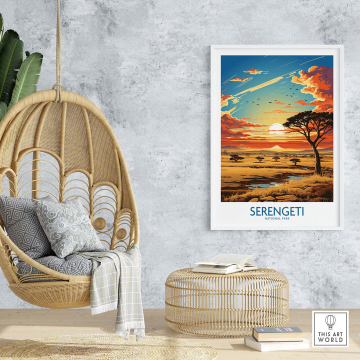 Serengeti Travel Print