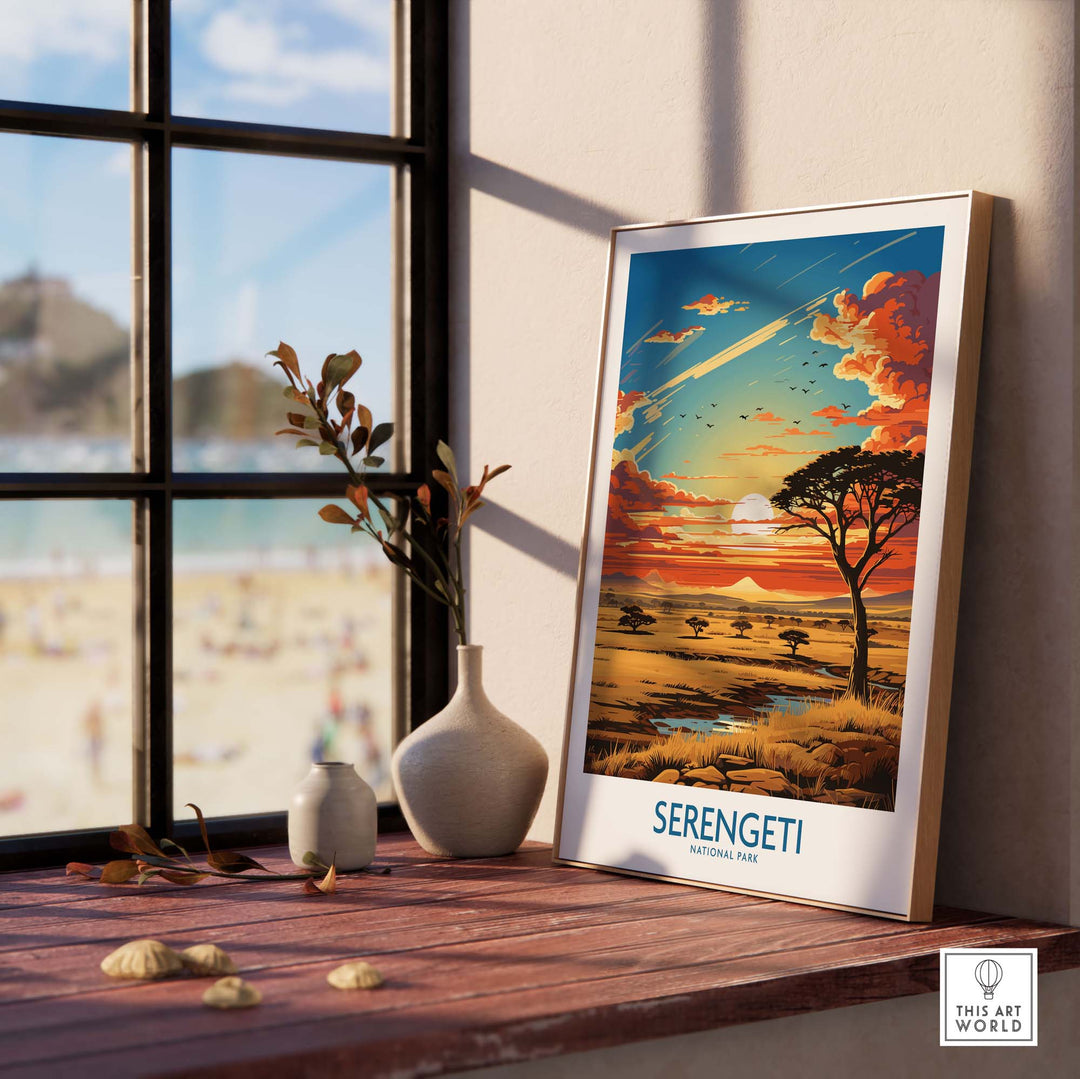 Serengeti Travel Print