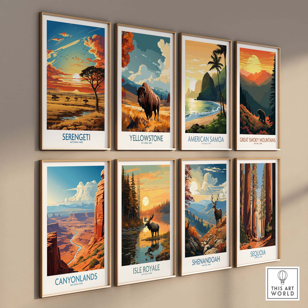Serengeti Travel Print