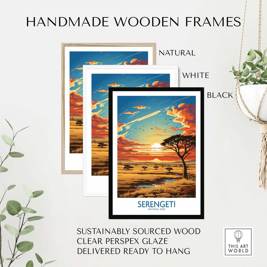 Serengeti Travel Print