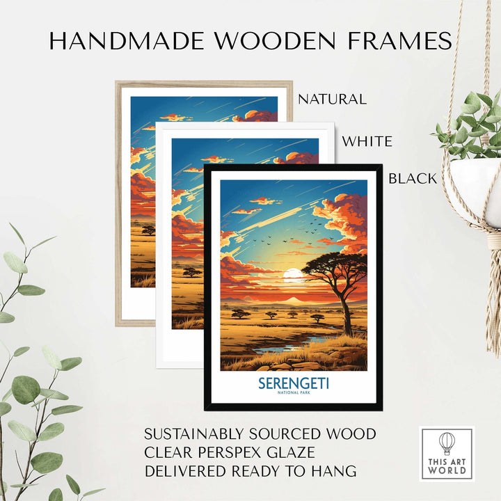 Serengeti Travel Print