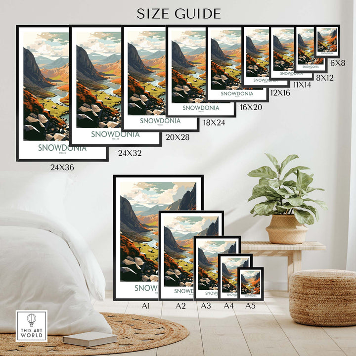 Snowdonia Wales Poster