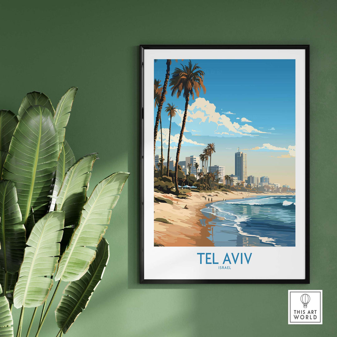 Tel Aviv Art Print