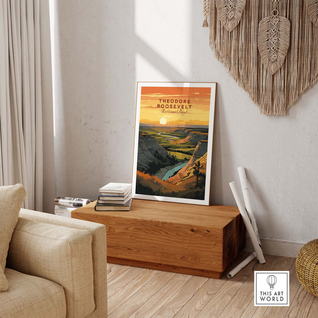 Theodore Roosevelt National Park Art Print
