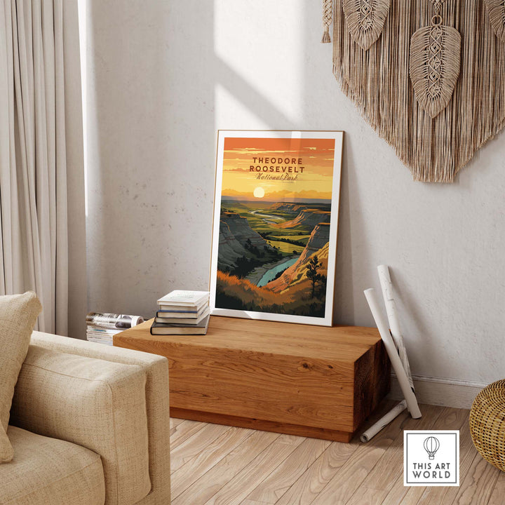Theodore Roosevelt National Park Art Print