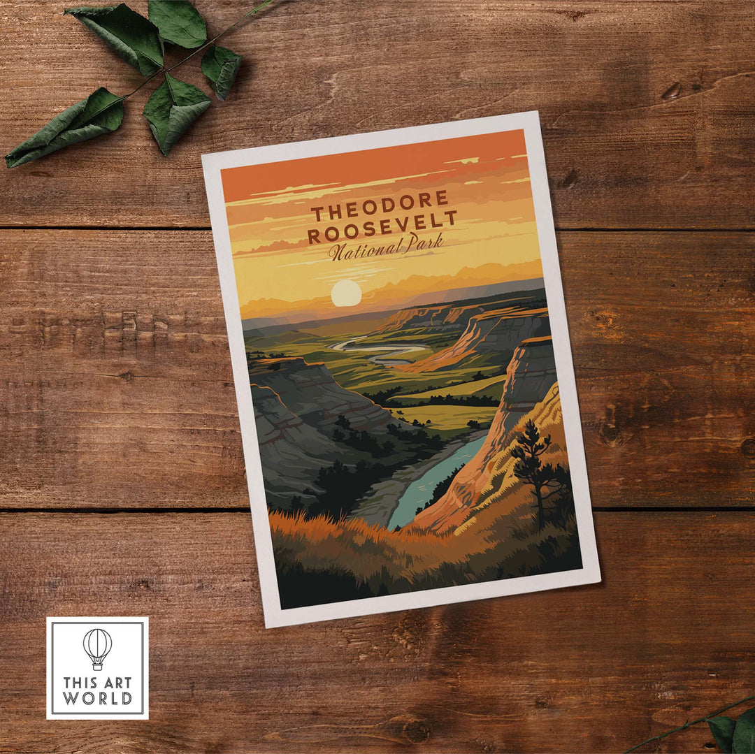 Theodore Roosevelt National Park Art Print