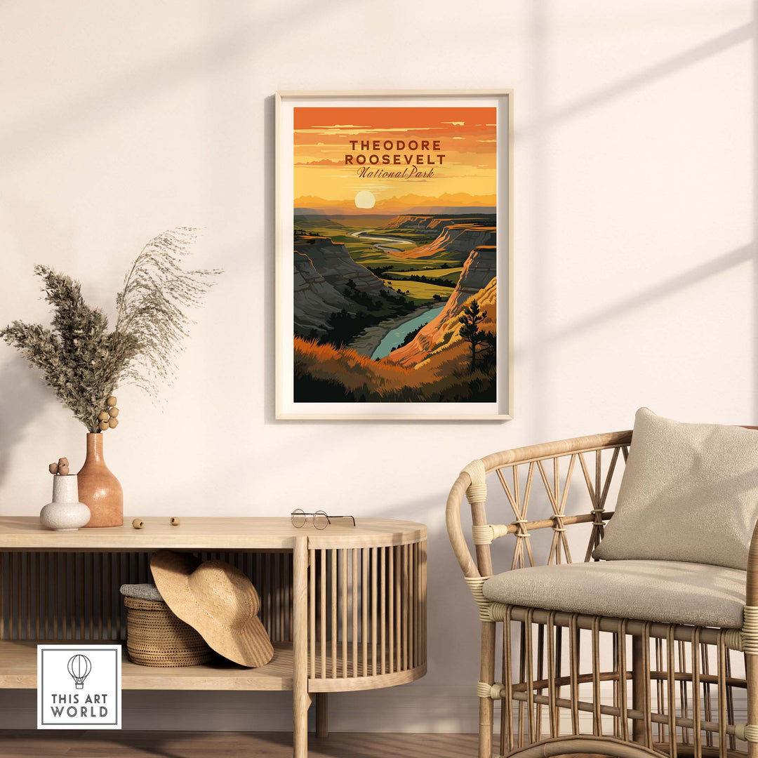 Theodore Roosevelt National Park Art Print
