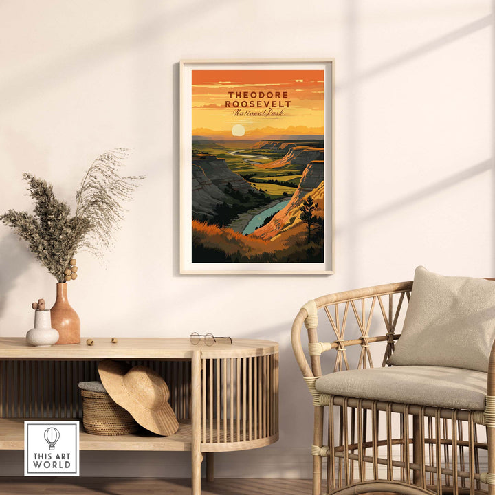 Theodore Roosevelt National Park Art Print