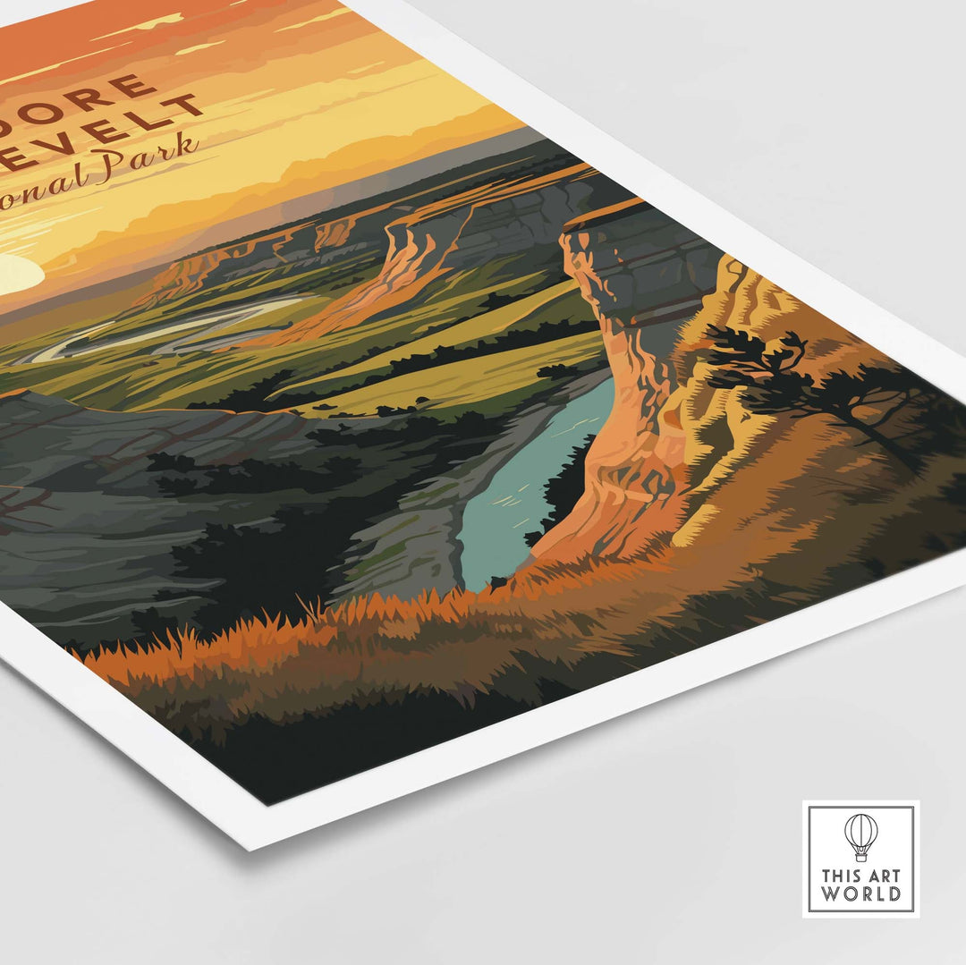 Theodore Roosevelt National Park Art Print