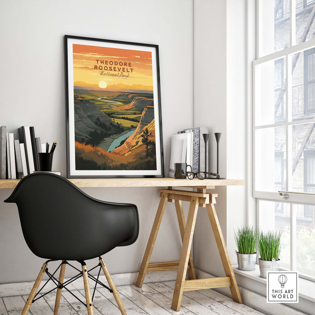 Theodore Roosevelt National Park Art Print