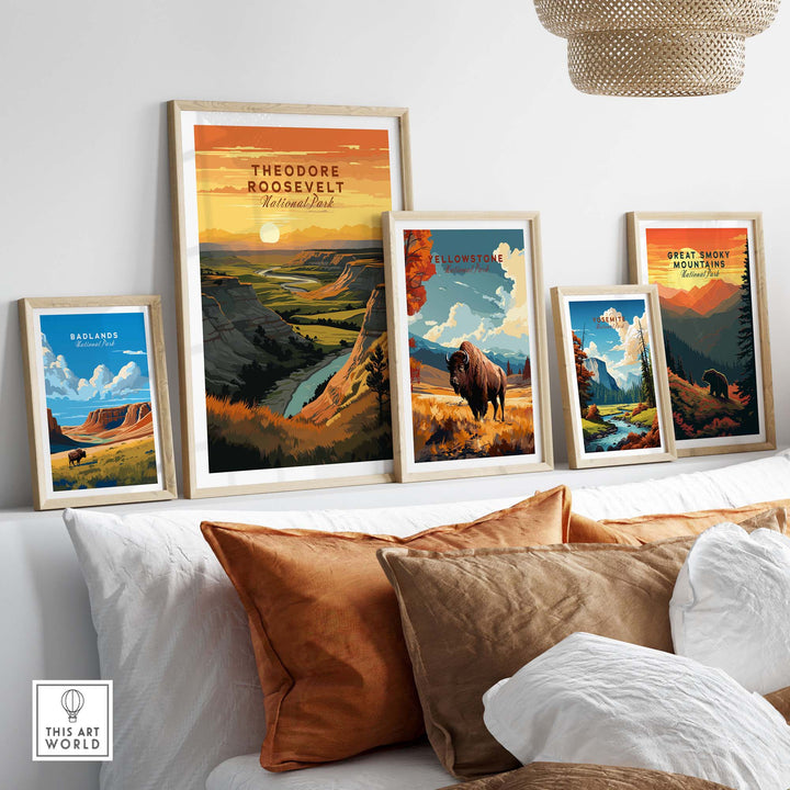 Theodore Roosevelt National Park Art Print