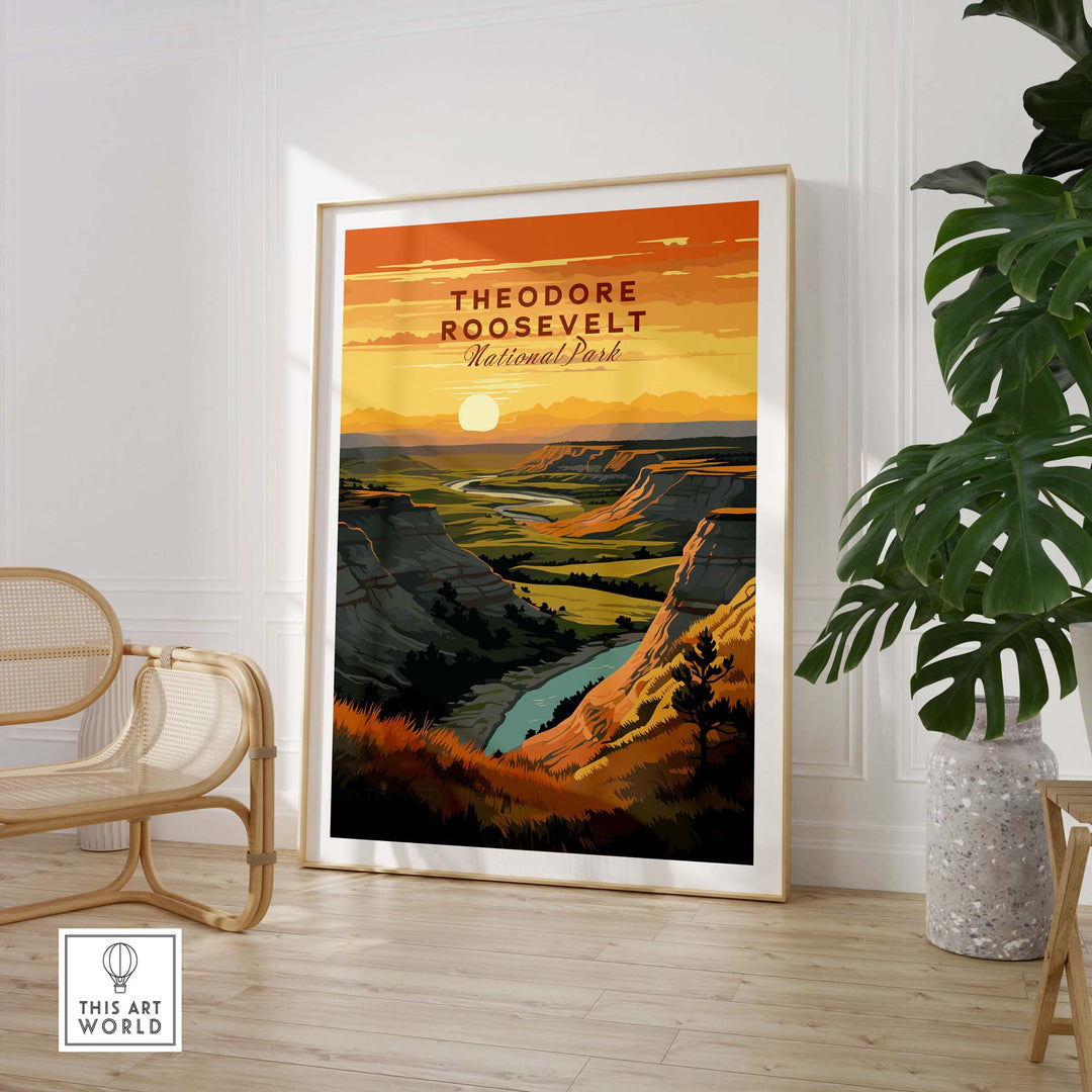 Theodore Roosevelt National Park Art Print
