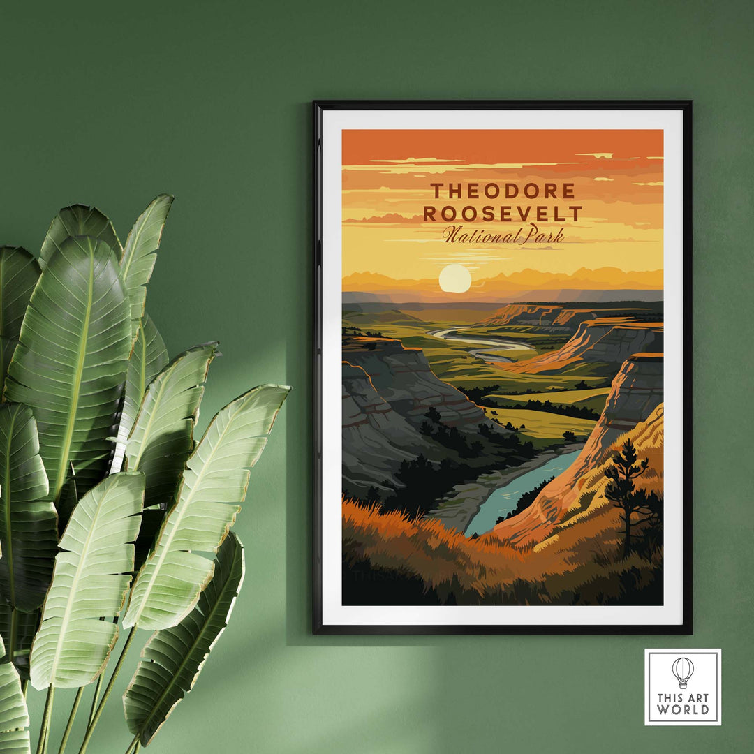 Theodore Roosevelt National Park Art Print