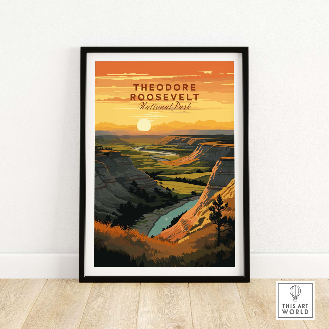 Theodore Roosevelt National Park Art Print