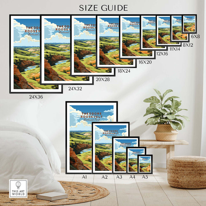Theodore Roosevelt National Park Poster