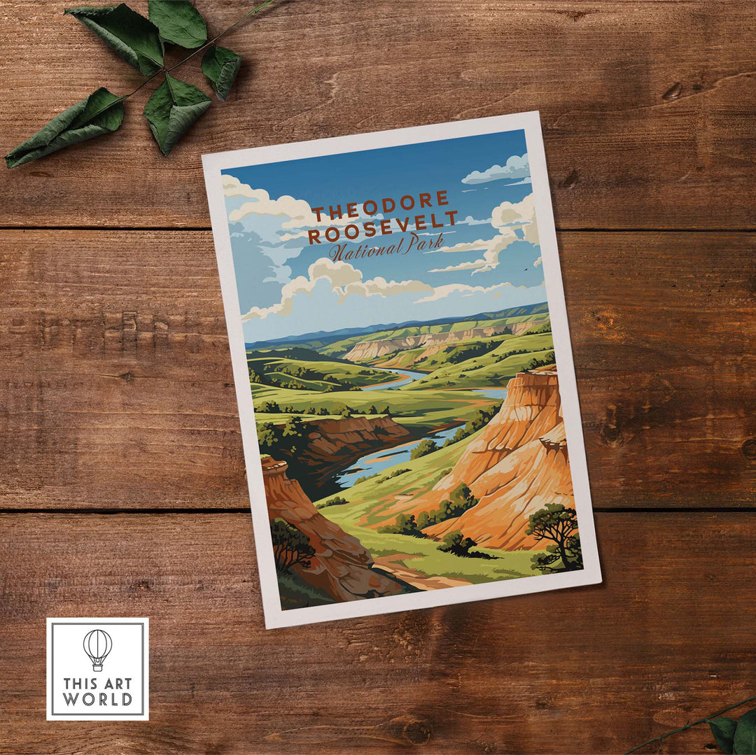Theodore Roosevelt National Park Poster